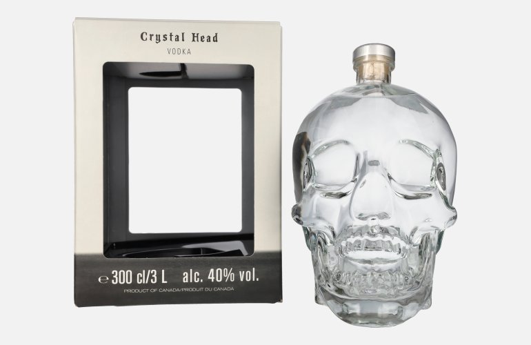 Crystal Head Vodka 40% Vol. 3l in Geschenkbox