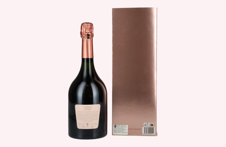 Taittinger COMTES DE CHAMPAGNE Rosé 2012 12,5% Vol. 0,75l en boîte cadeau