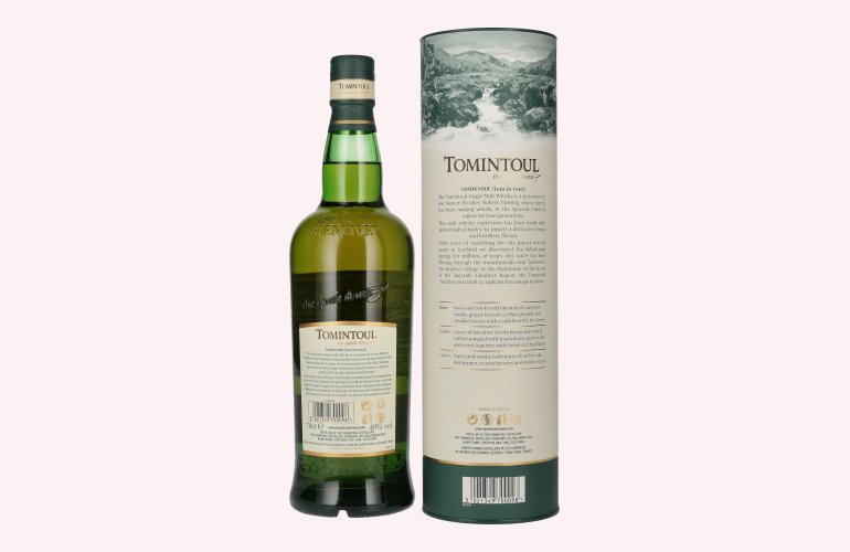 Tomintoul Single Peated Malt WITH A PEATY TANG 40% Vol. 0,7l in Giftbox