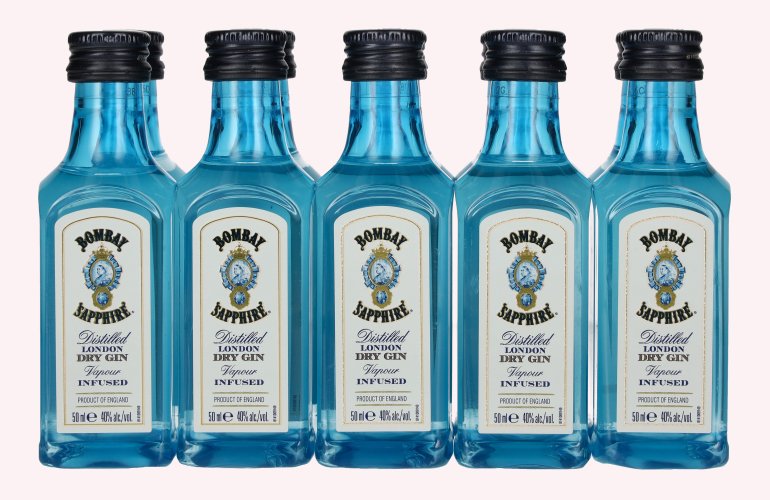 Bombay SAPPHIRE London Dry Gin 40% Vol. 10x0,05l PET