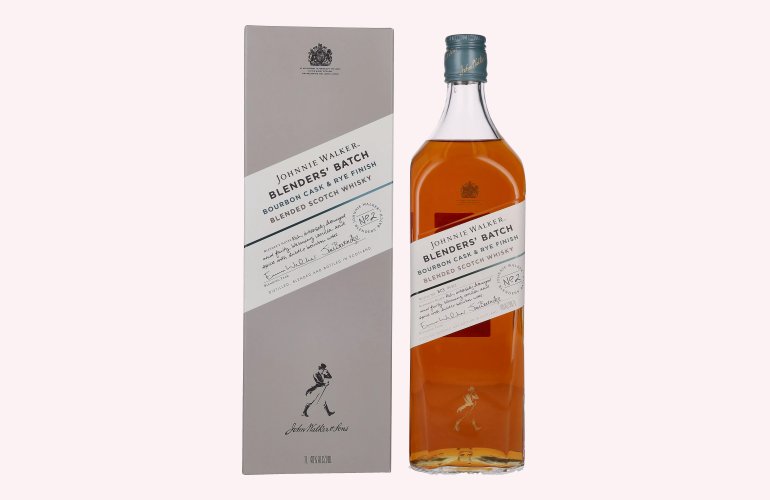 Johnnie Walker BLENDERS' BATCH Bourbon Cask & Rye Finish 40% Vol. 1l in Geschenkbox