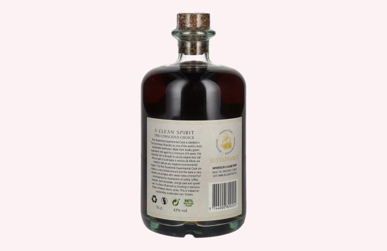 Ron Sostenible 8 Years Old Experimental Pedro Ximenez Cask 43% Vol. 0,7l