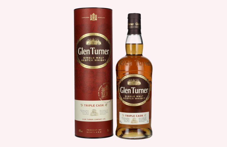 Glen Turner TRIPLE CASK Single Malt Scotch Whisky 40% Vol. 0,7l in Geschenkbox