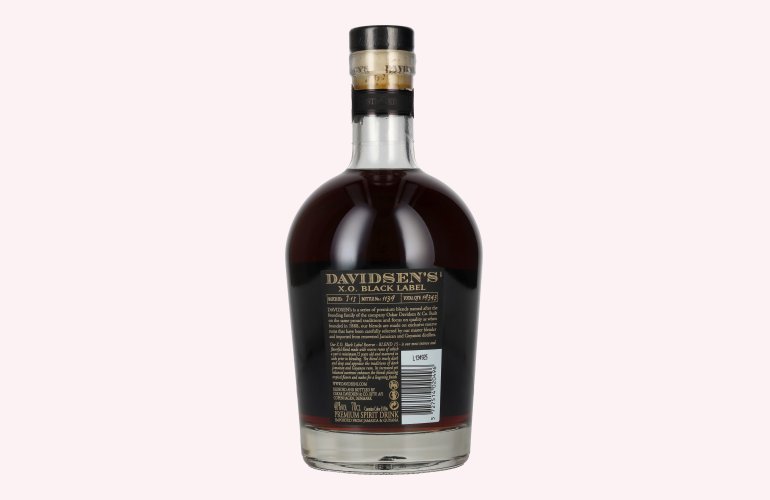 Davidsen's 15 X.O. Black Label Reserve 40% Vol. 0,7l