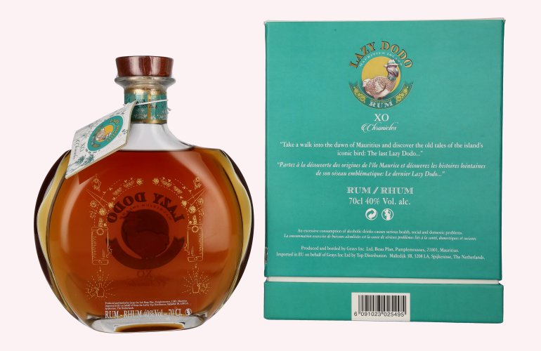 Lazy Dodo XO CHRONICLES RUM 40% Vol. 0,7l in geschenkverpakking
