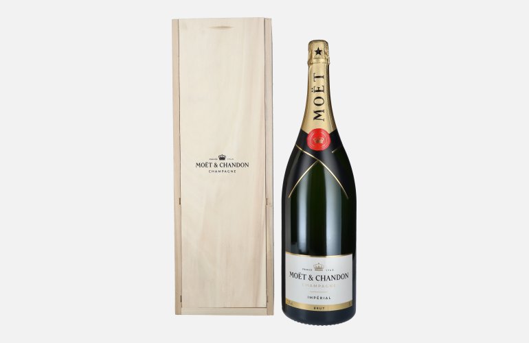 Moët & Chandon Champagne IMPÉRIAL Brut 12,5% Vol. 3l in Holzkiste
