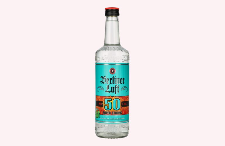 Berliner Luft SUPER STRONG Pfefferminzlikör 50% Vol. 0,7l