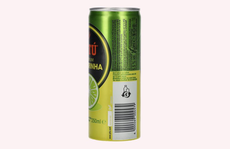 Pitú Premium Caipirinha 5,5% Vol. 0,25l Dose Pfand