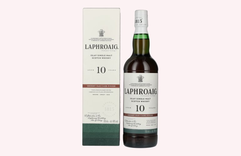 Laphroaig 10 Years Old Sherry Oak Cask Finish 48% Vol. 0,7l en boîte cadeau