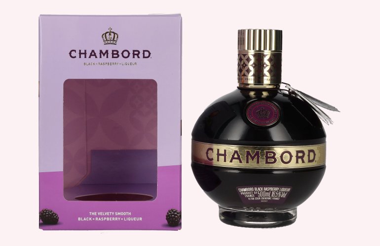 Chambord Black Raspberry Liqueur Royale de France 16,5% Vol. 0,5l in geschenkverpakking