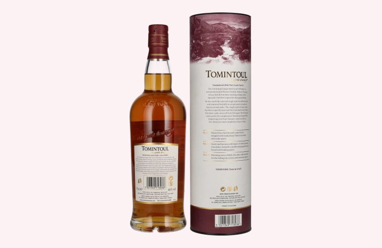 Tomintoul 15 Years Old PORT CASKS Finish Limited Edition 2006 46% Vol. 0,7l en boîte cadeau