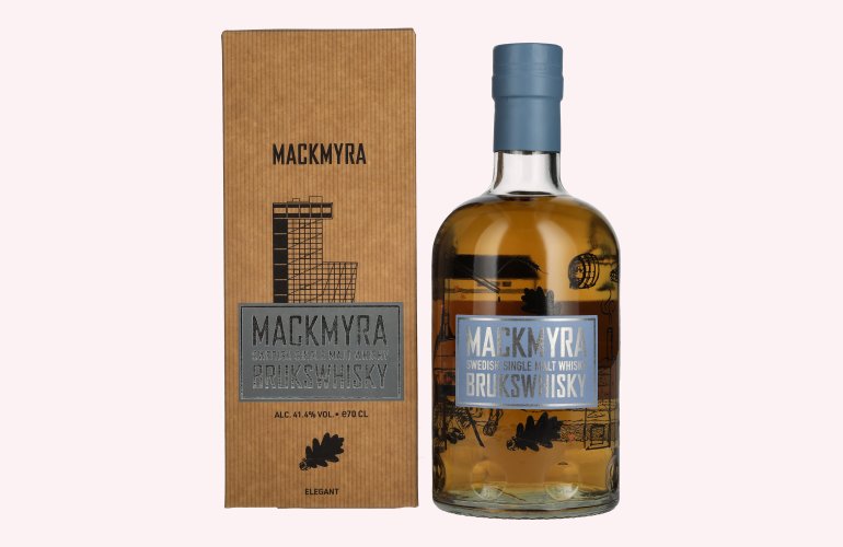 Mackmyra BRUKSWHISKY Swedish Single Malt Whisky 41,4% Vol. 0,7l in Giftbox