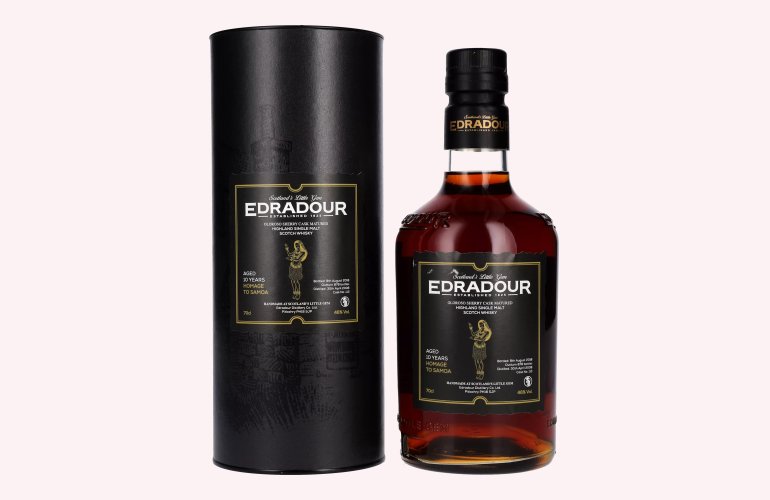 Edradour 10 Years Old HOMAGE TO SAMOA Highland Single Malt 46% Vol. 0,7l in Geschenkbox
