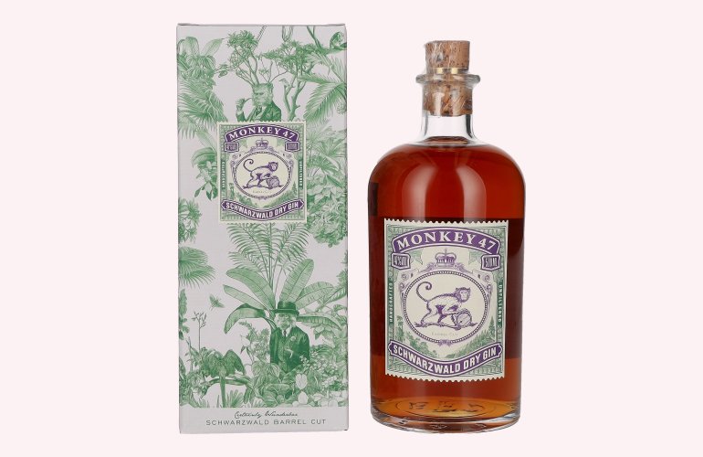 Monkey 47 Schwarzwald Dry Gin Barrel Cut 47% Vol. 0,5l en boîte cadeau