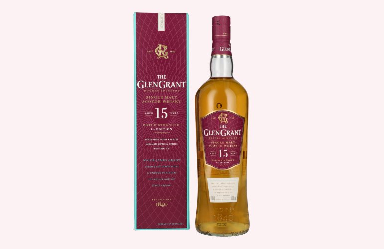 Glen Grant 15 Years Old BATCH STRENGTH Single Malt Whisky 50% Vol. 1l in Geschenkbox
