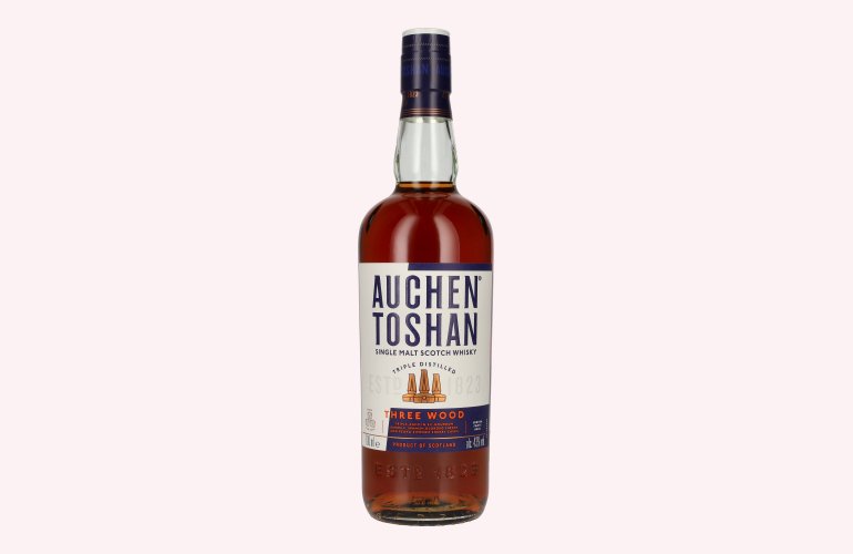 Auchentoshan THREE WOOD Single Malt Scotch Whisky 43% Vol. 0,7l