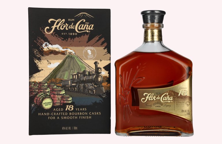 Flor de Caña Centenario 18 Years Old 40% Vol. 0,7l in Geschenkbox