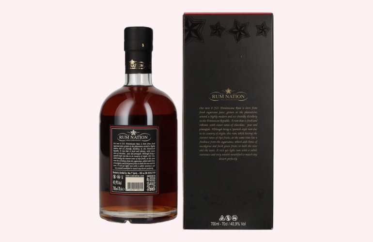 Rum Nation Dominicana 8 Years Old Limited Edition 40,9% Vol. 0,7l in Geschenkbox