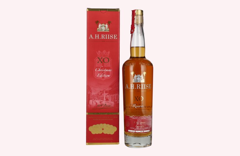 A.H. Riise X.O. Reserve Christmas Superior Spirit Drink 40% Vol. 0,7l in geschenkverpakking