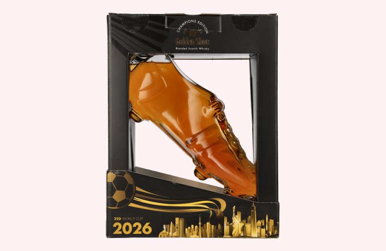 Golden Shoe Blended Scotch Whisky Champions Edition 2026 40% Vol. 0,7l in Geschenkbox