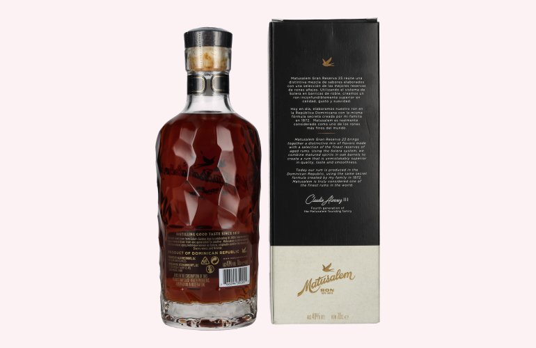 Ron Matusalem 23 Solera Gran Reserva ENIGMA Rum 40% Vol. 0,7l in Geschenkbox