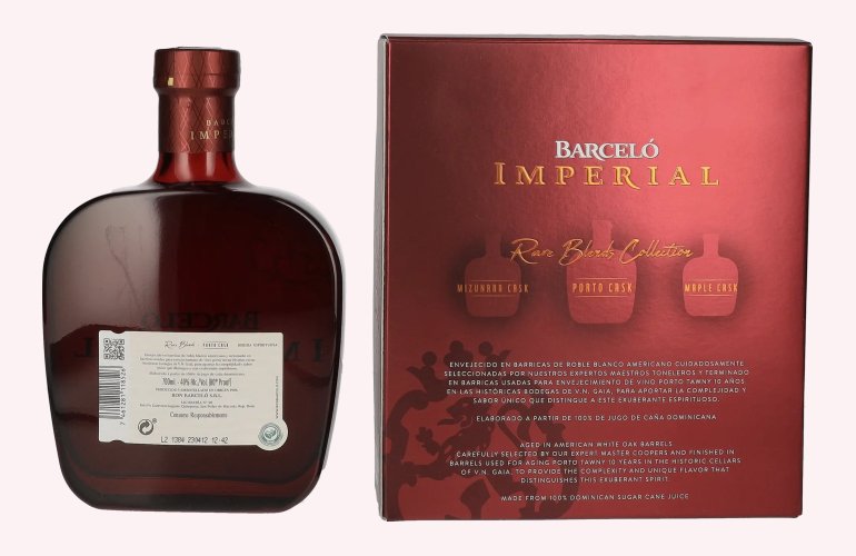 Barceló Imperial Rare Blends Porto Cask 40% Vol. 0,7l in Geschenkbox