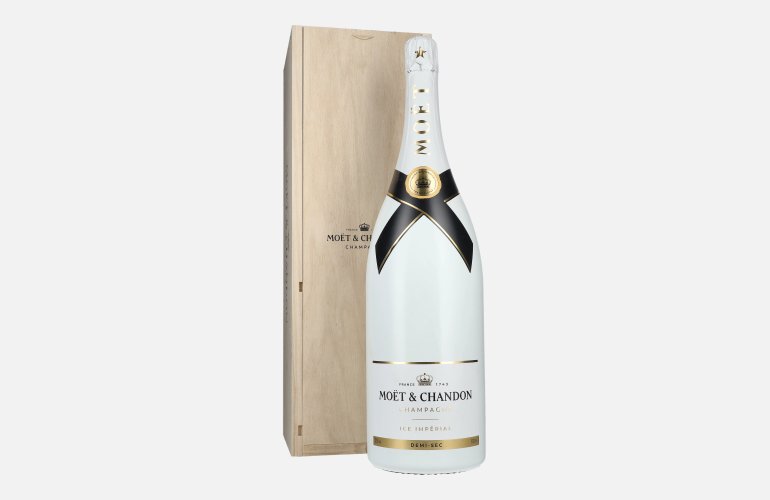Moët & Chandon Champagne ICE IMPÉRIAL Demi-Sec 12,5% Vol. 3l in Holzkiste
