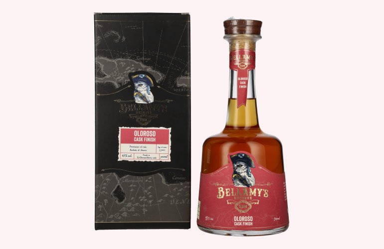 Bellamy's Reserve Rum OLOROSO CASK FINISH 43% Vol. 0,7l in geschenkverpakking