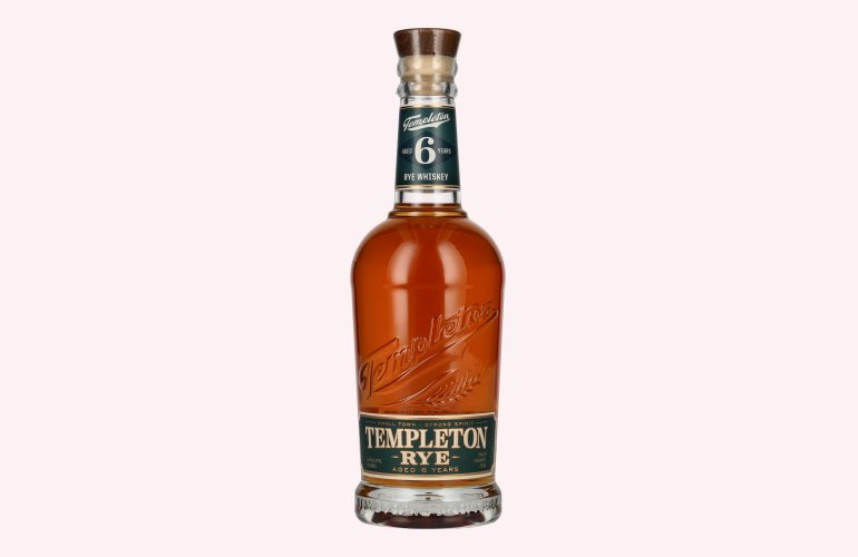 Templeton Rye 6 Years Old Straigth Rye Whiskey 45,8% Vol. 0,7l