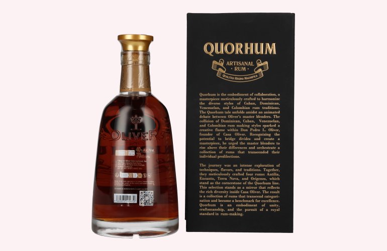 Ron Quorhum 24 Sistema Solera ORÍGENES 40% Vol. 0,7l in Geschenkbox