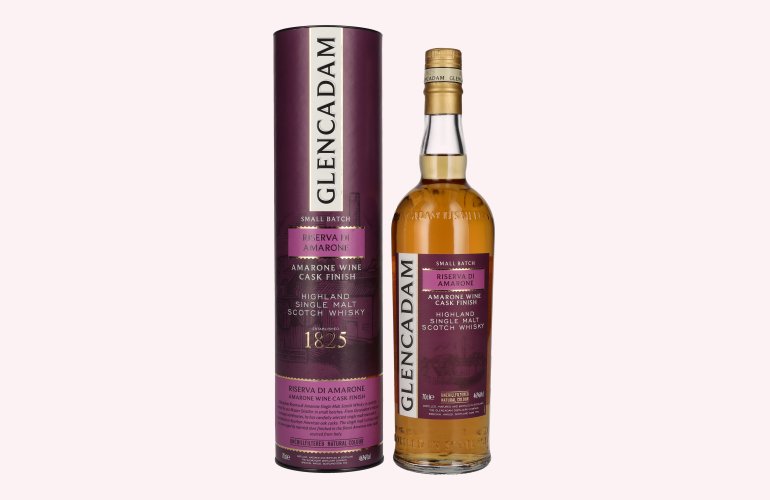 Glencadam RISERVA DI AMARONE Single Malt AMARONE WINE CASK FINISH 46% Vol. 0,7l in Geschenkbox