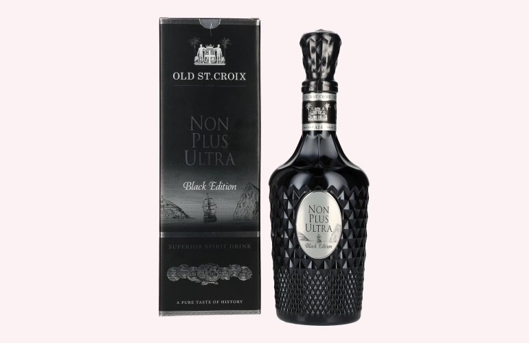 Old St. Croix A.H. Riise NON PLUS ULTRA Black Edition Superior Spirit Drink 42% Vol. 0,7l en boîte cadeau