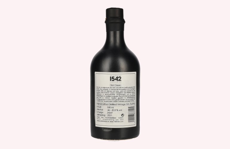 1542 The Original Old Classic London Dry Gin 2021 42% Vol. 0,5l