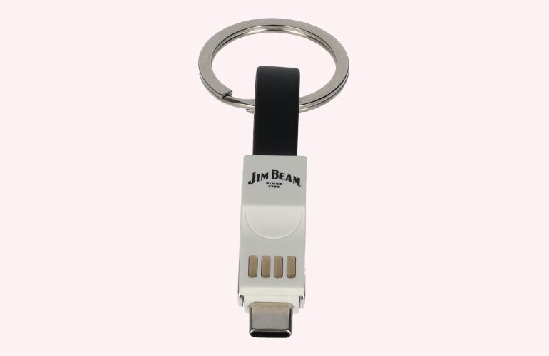 Jim Beam Schlüsselanhänger avec USB-Kabel
