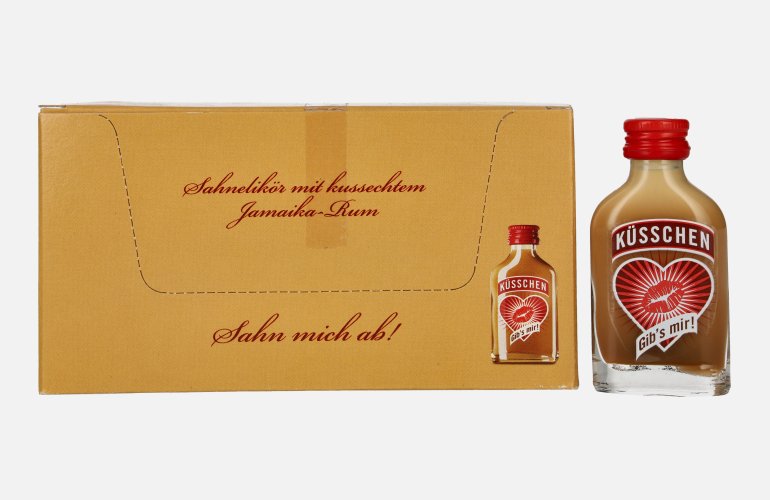 Küsschen Sahnelikör 15% Vol. 20x0,02l