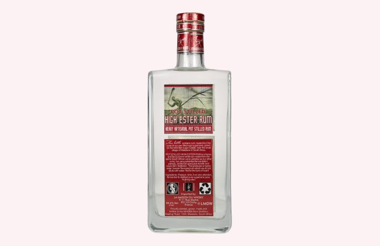 Mhoba Rum Pot Stilled HIGH ESTER Rum 65,2% Vol. 0,7l