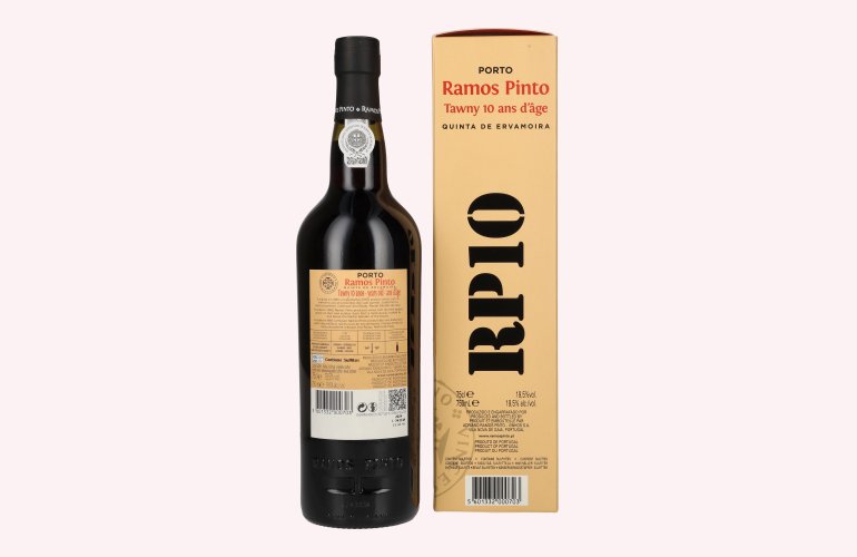 Ramos Pinto Quinta da Ervamoira Tawny 10 Years Old 19,5% Vol. 0,75l in Geschenkbox