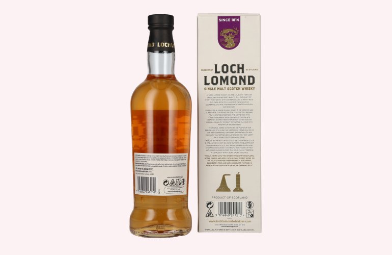Loch Lomond THE ORIGINAL Peated Rioja Cask Single Malt 40% Vol. 0,7l in geschenkverpakking