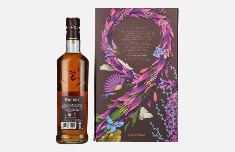 Glenfiddich 15 OUR SOLERA Single Malt Scotch Whisky 40% Vol. 0,7l en boîte cadeau avec 2 Verres