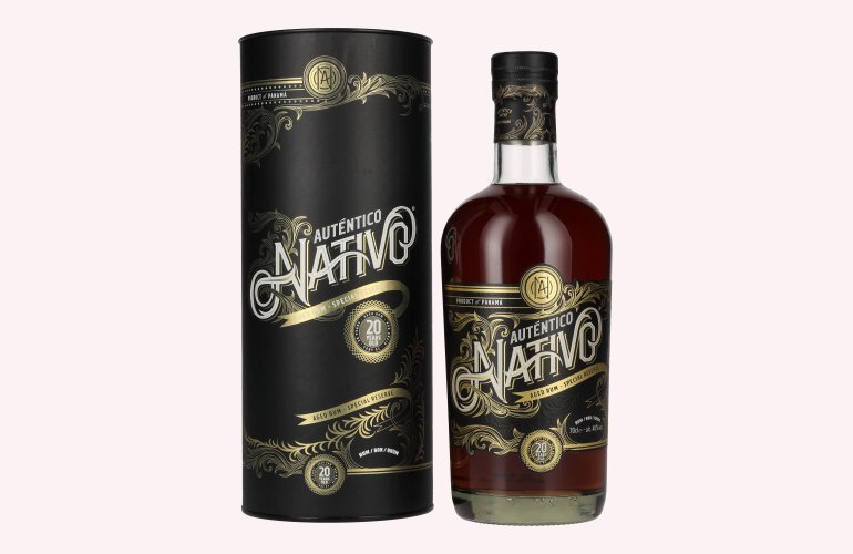 Auténtico Nativo 20 Years Old Special Reserve Rum 40% Vol. 0,7l in Geschenkbox