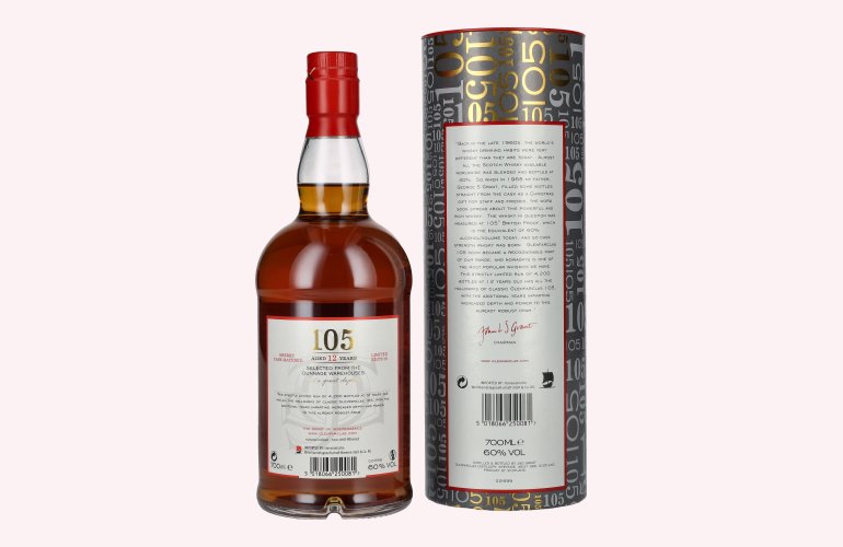 Glenfarclas 105 12 Years Old Highland Single Malt The Hourglass Limited Edition 60% Vol. 0,7l in Giftbox