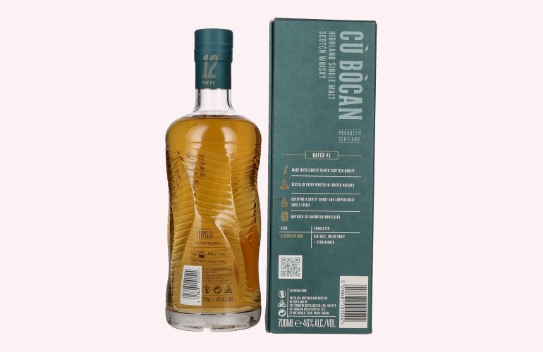 Tomatin 12 Years Old CÙ BÒCAN Highland Single Malt Batch 1 46% Vol. 0,7l in Giftbox