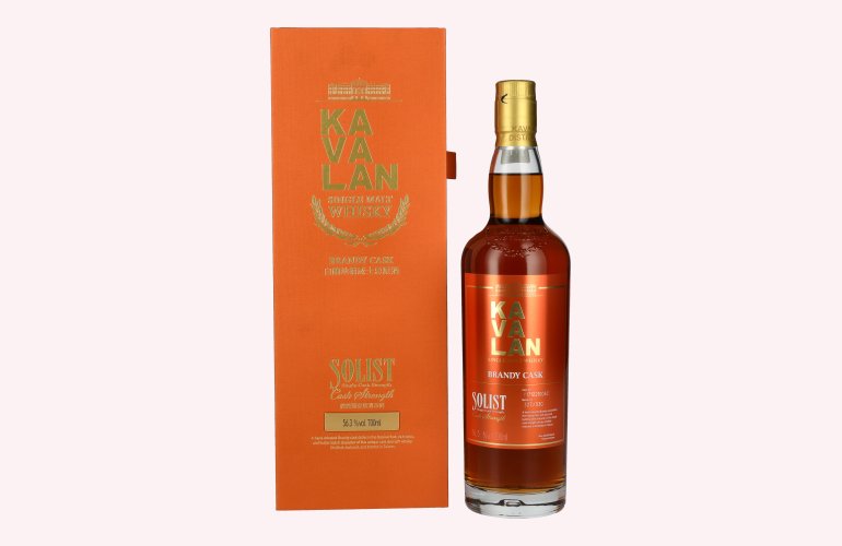 Kavalan SOLIST Brandy Cask 56,3% Vol. 0,7l in Geschenkbox
