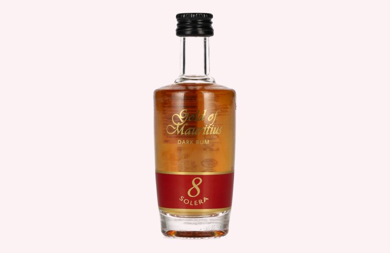 Gold of Mauritius 8 Solera Dark Rum 40% Vol. 0,05l
