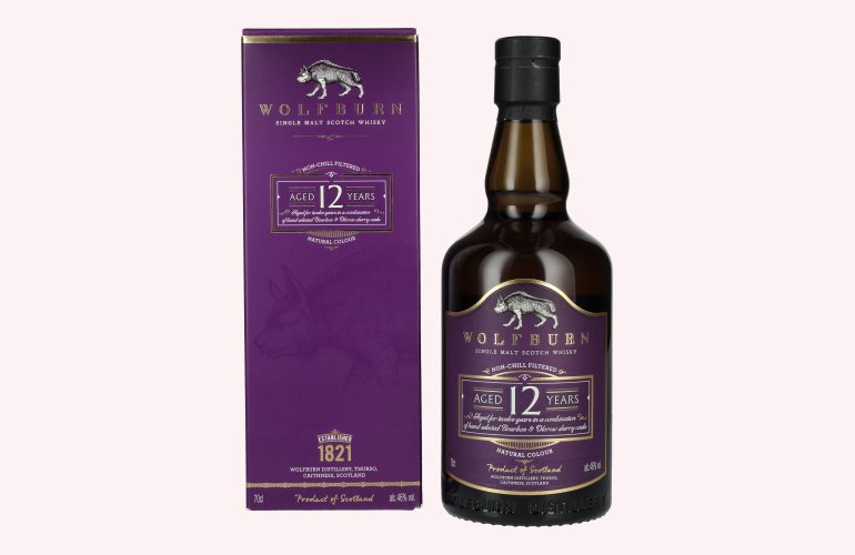 Wolfburn 12 Years Old Single Malt Scotch Whisky 46% Vol. 0,7l in Geschenkbox