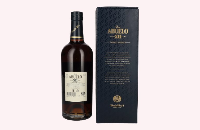 Ron Abuelo Añejo XII Años THREE ANGELS Double Matured 43% Vol. 0,7l in Geschenkbox