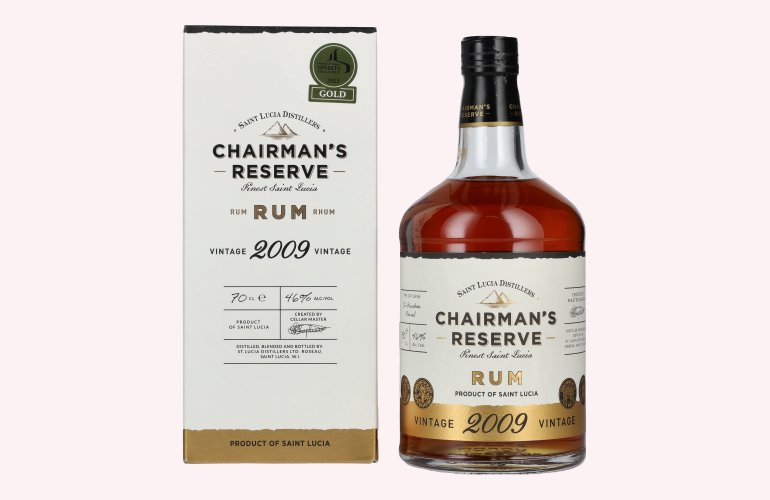 Chairman's Reserve Rum VINTAGE 2009 46% Vol. 0,7l in Giftbox