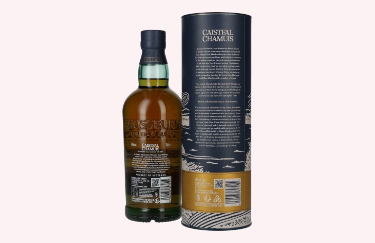 Caisteal Chamuis 12 Years Old Sherry Casks Heavily Peated Blended Malt 46% Vol. 0,7l in Giftbox