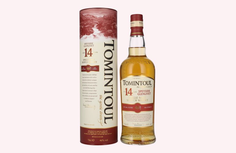 Tomintoul 14 Years Old Single Malt Scotch Whisky 46% Vol. 0,7l in geschenkverpakking