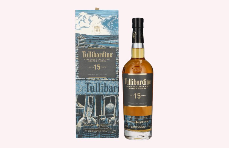 Tullibardine 15 Years Old Highland Single Malt Scotch Whisky 43% Vol. 0,7l in Geschenkbox